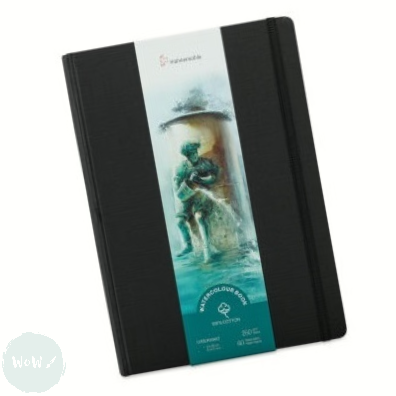 Watercolour Paper - Hardback TRAVEL JOURNAL - Hahnemuhle - 100% COTTON - 250gsm - COLD PRESSED -  A4 PORTRAIT