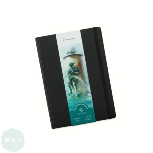 Watercolour Paper - Hardback TRAVEL JOURNAL - Hahnemuhle - 100% COTTON - 250gsm - COLD PRESSED -  A6 PORTRAIT