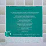 WATERCOLOUR PAPER - Pad - HAHNEMUHLE - Selection - 14 mixed weights & surfaces 270 to 640gsm - 17 x 24cm
