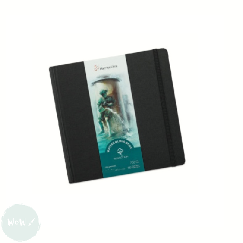 Watercolour Paper - Hardback TRAVEL JOURNAL - Hahnemuhle - 100% COTTON - 250gsm - COLD PRESSED -  140 x 140mm