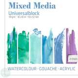 Mixed Media pad - Hahnemuhle - UNIVERSAL PAD - 310gsm - 30 x 40cm