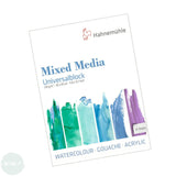 Mixed Media pad - Hahnemuhle - UNIVERSAL PAD - 310gsm - 30 x 40cm