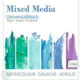 Mixed Media pad - Hahnemuhle - UNIVERSAL PAD - 310gsm - 36 x 48cm
