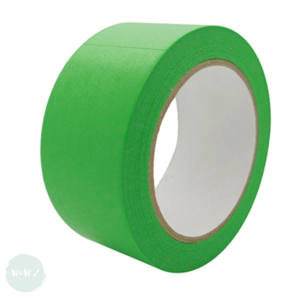 ADHESIVE TAPE - Masking -  WASHI High Definition - GREEN - 50mm x 50m