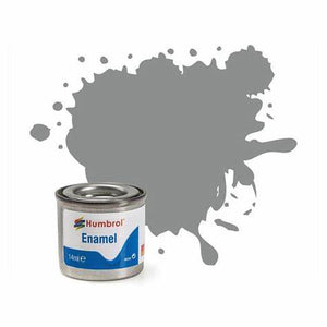 Hobby Paint -  ENAMEL Humbrol - 14ml  - SATIN - 126 US Med Grey