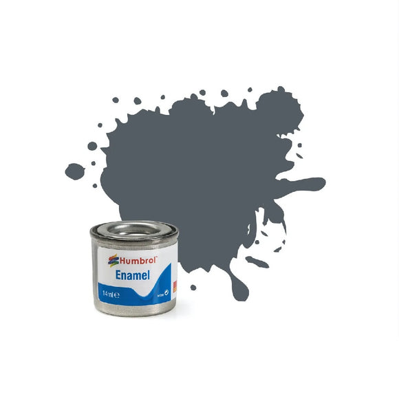 Hobby Paint - ENAMEL - Humbrol – SATIN -	No 125 US Dark Grey   Satin