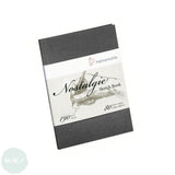 Hardback sketchbook - Square bound - Hahnemuhle NOSTALGIE Book - 190gsm A5 Portrait