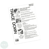 Tracing Down - Image Trace - TRACE DOWN PAPER - A4 - Single sheet - GRAPHITE