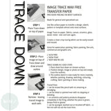 Tracing Down - Image Trace - TRACE DOWN PAPER - A3 - 5 Sheets - WHITE