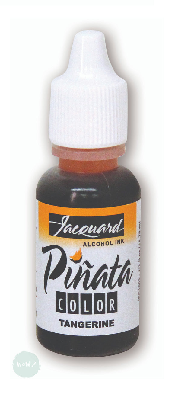 ALCOHOL INK - Jacquard PINATA -  14.79ml (1/2 US fl oz) - 	003 TANGERINE