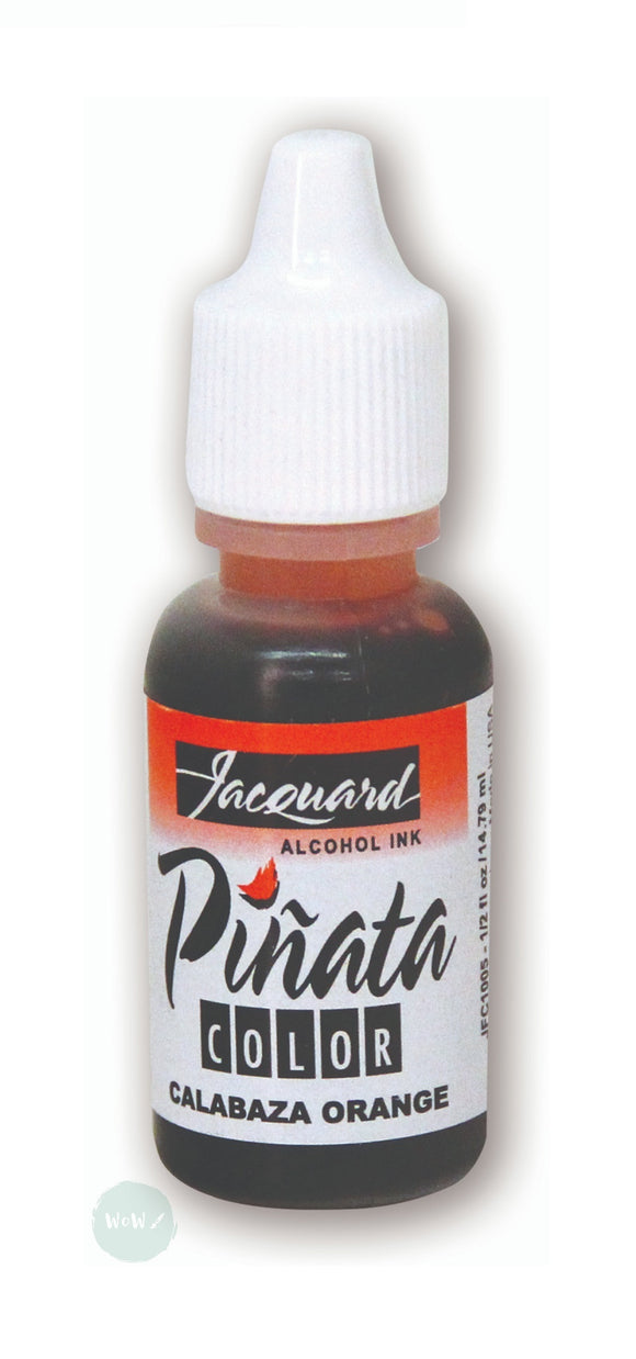 ALCOHOL INK - Jacquard PINATA -  14.79ml (1/2 US fl oz) - 	005 CALABAZA ORANGE