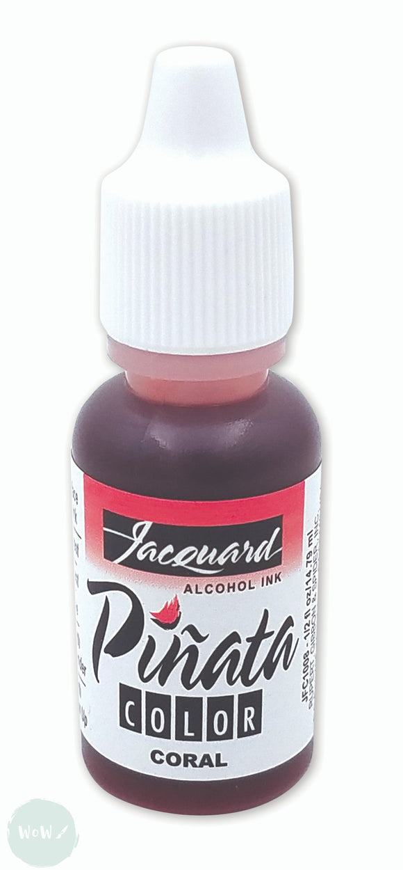 ALCOHOL INK - Jacquard PINATA -  14.79ml (1/2 US fl oz) - 	008 CORAL