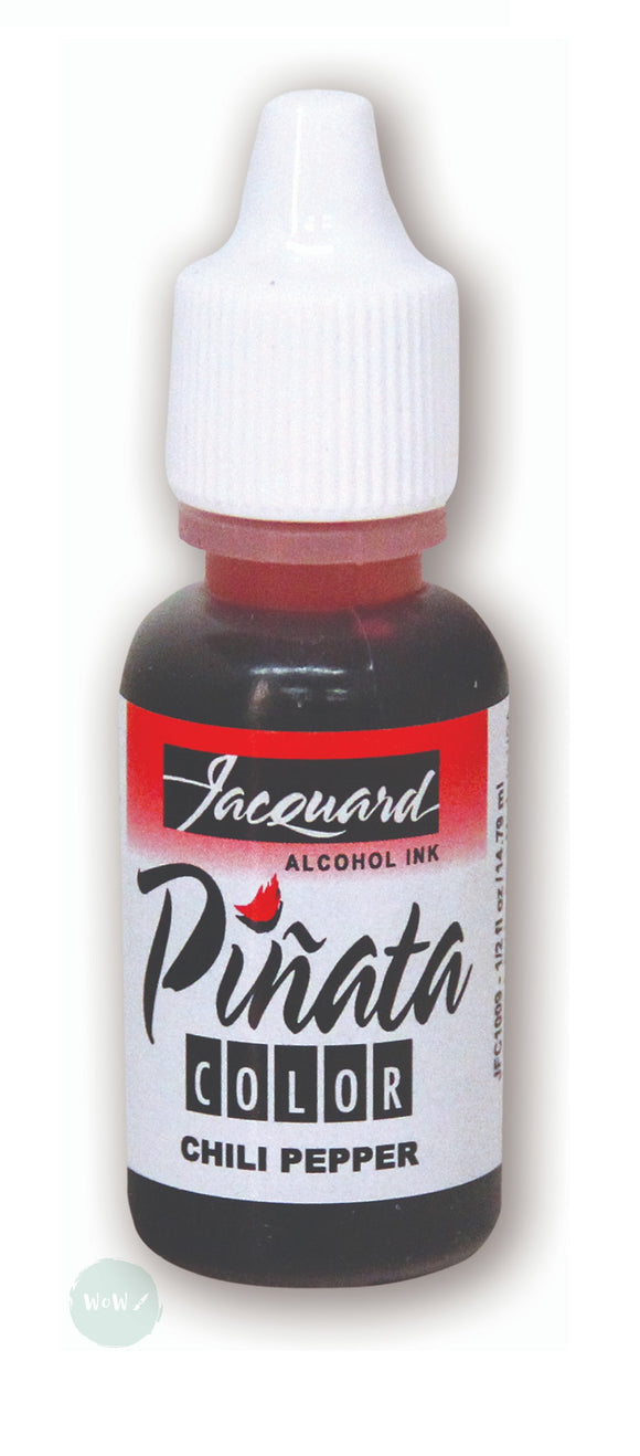 ALCOHOL INK - Jacquard PINATA -  14.79ml (1/2 US fl oz) - 	009 CHILLI PEPPER