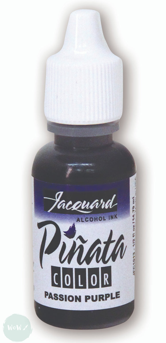 ALCOHOL INK - Jacquard PINATA -  14.79ml (1/2 US fl oz) - 	013 PASSION PURPLE