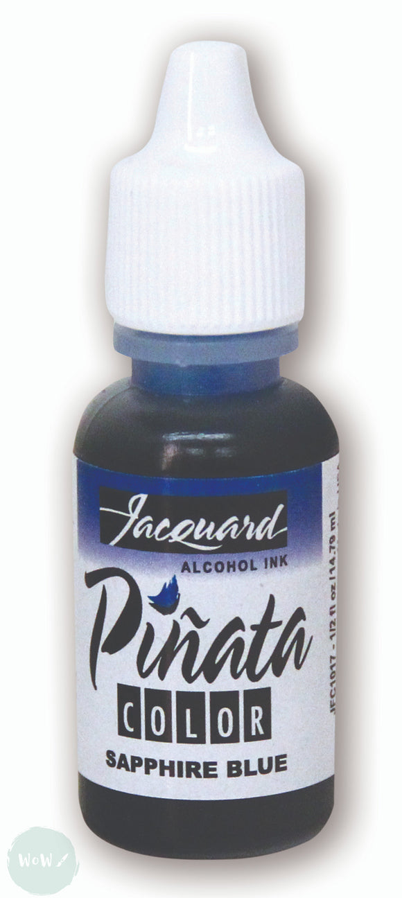 ALCOHOL INK - Jacquard PINATA -  14.79ml (1/2 US fl oz) - 	017 SAPPHIRE BLUE