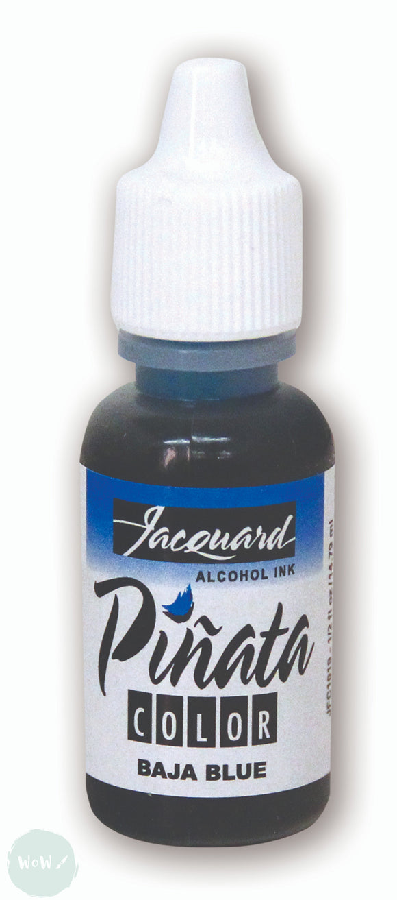 ALCOHOL INK - Jacquard PINATA -  14.79ml (1/2 US fl oz) - 	019 BAJA BLUE