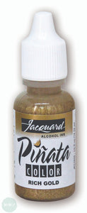 ALCOHOL INK - Jacquard PINATA -  14.79ml (1/2 US fl oz) - 	032 RICH GOLD