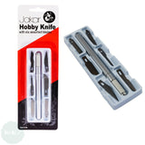 Craft Knife - Hobby Knife set (Six Assorted Blades) by Jakar