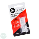 Craft Knife - JAKAR 7368-B SPARE BLADES to suit Jakar 7312 & 7313 Knives - PACK of 5