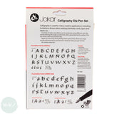 Dip Pen Calligraphy Pen Set - JAKAR 8401 - TWO HANDLES, SIX NIBS & INK