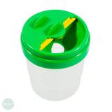 Water Pot- Plastic Non-Spill Pot 325ml with Swivel opening