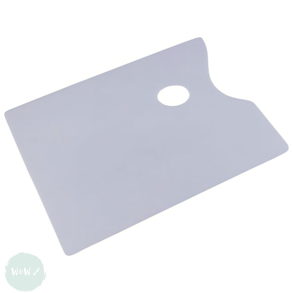 Plastic Palette- White, Flat, Retangular 380 x 280mm