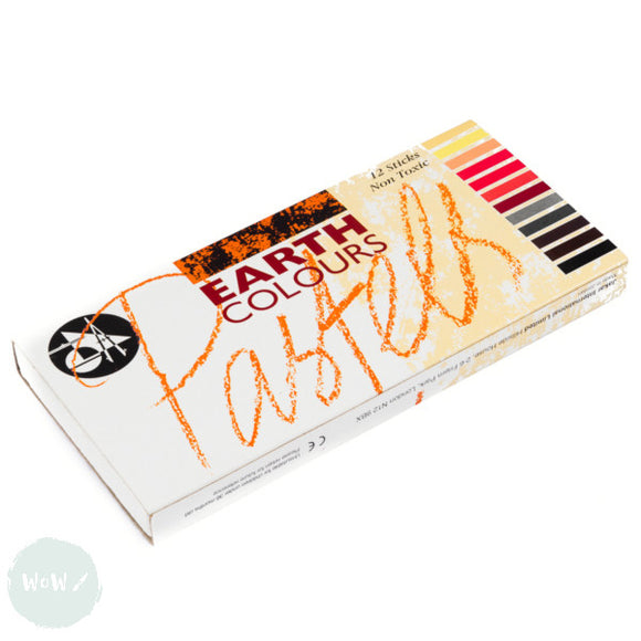 Soft Pastels Sets - Jakar - 12 assorted Earth Colours