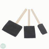 Foam Brushes - Pack of 3 sizes