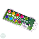 Watercolour Paint Sets - Koh-I-Noor - BRILLIANT Watercolour  - 12 Colours