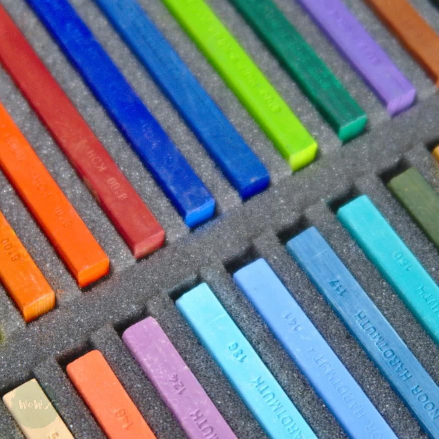 Hard Pastel Example Soft Pastels Sets - Koh-i-Noor - GIOCONDA - Hard Pastels - 24 assorted ...