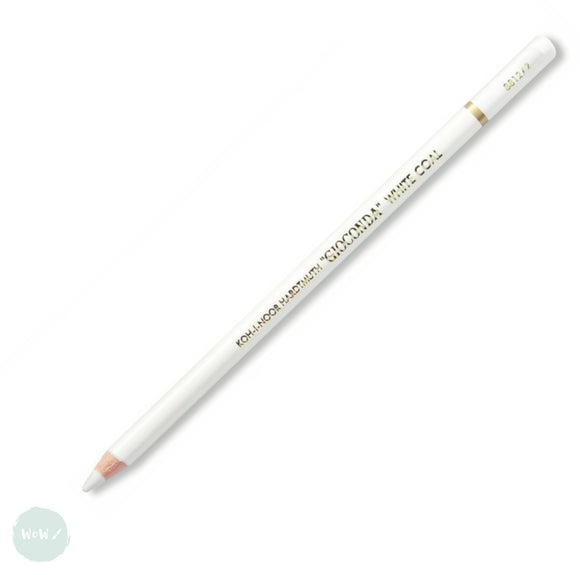 Gioconda Extra Charcoal Pencil- White- Singles