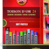 Soft Pastels Sets - Koh-i-Noor Toison D'or ROUND -24 Assorted