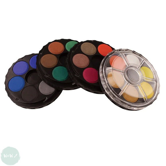 Watercolour Paint Sets - Koh-i-noor Watercolour Round Compact 24 colours