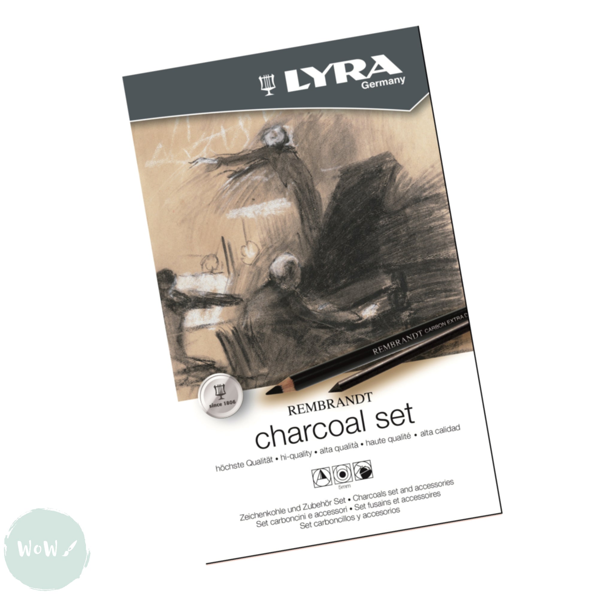 Lyra Rembrandt Charcoal Set - Zaقumh ART Store