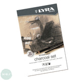 LYRA Rembrandt Charcoal & Charcoal Pencils 11 piece Tin