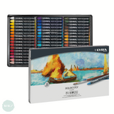Oil Pastel Set - Lyra AQUACOLOR Water-soluble Wax Crayons Tin of 48