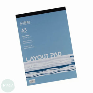 Layout Pad, 80 sheets, 50gsm layout paper A3 by Seawhite