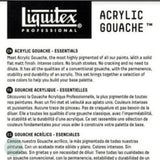 Acrylic Paint Set- LIQUITEX Acrylic GOUACHE - 12 x 22 ml Jars