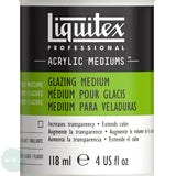 Acrylic Mediums - LIQUITEX Professional - GLAZING MEDIUM - 118ml