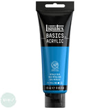 Acrylic Paint Set- LIQUITEX - Basics - METALLICS - 6 x 118 ml Tubes