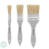 BRUSH SET - Acrylic - LIQUITEX Basics - HOG SPALTER BRUSHES - 3 Assorted Pack