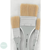 BRUSH SET - Acrylic - LIQUITEX Basics - HOG SPALTER BRUSHES - 3 Assorted Pack
