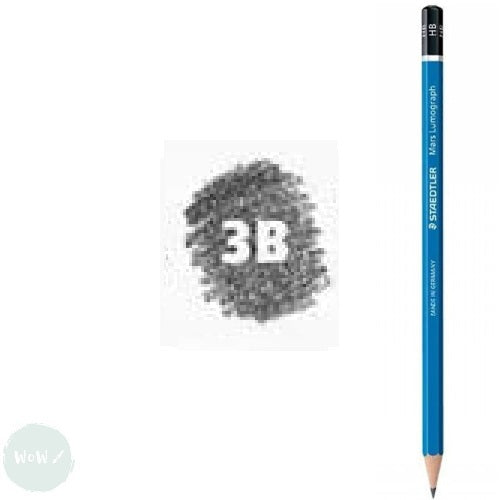 GRAPHITE PENCIL - Staedtler - LUMOGRAPH 100  - 3B