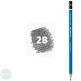 GRAPHITE PENCIL - Staedtler - LUMOGRAPH 100  - 2B