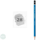 GRAPHITE PENCIL - Staedtler - LUMOGRAPH 100  - 2H