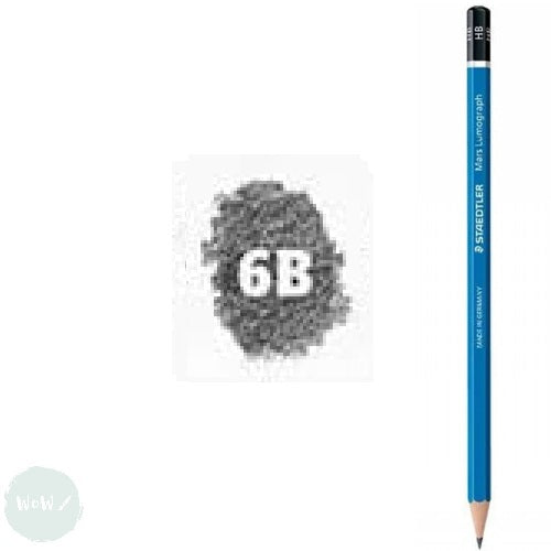 GRAPHITE PENCIL - Staedtler - LUMOGRAPH 100  - 6B