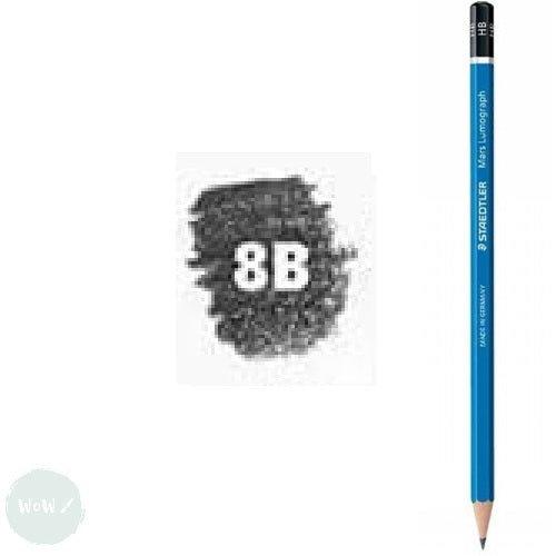 GRAPHITE PENCIL - Staedtler - LUMOGRAPH 100  - 8B