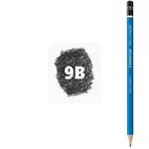 GRAPHITE PENCIL - Staedtler - LUMOGRAPH 100  - 9B