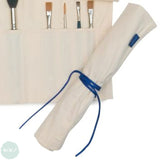 BRUSH STORAGE & CARRYING -  Canvas Brush Roll - Artcare by Mapac