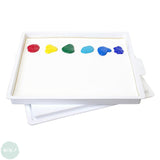 ACRYLIC STAY WET PALETTE - Masterson STA-WET - Handy Palette - 8.5 x 7"